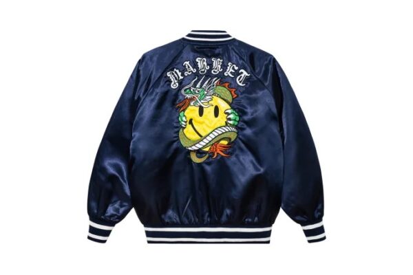 389000152-NAVY Smiley Souvenir Jacket куртка