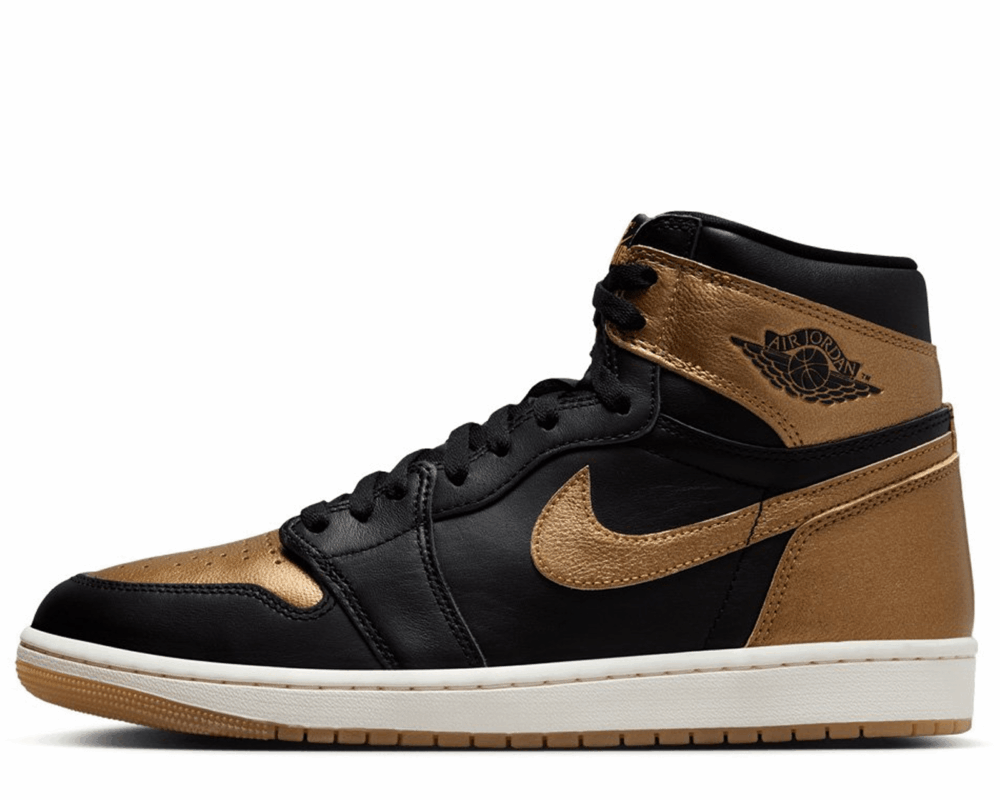 Air Jordan 1 High OG Black and Gold — изображение 3