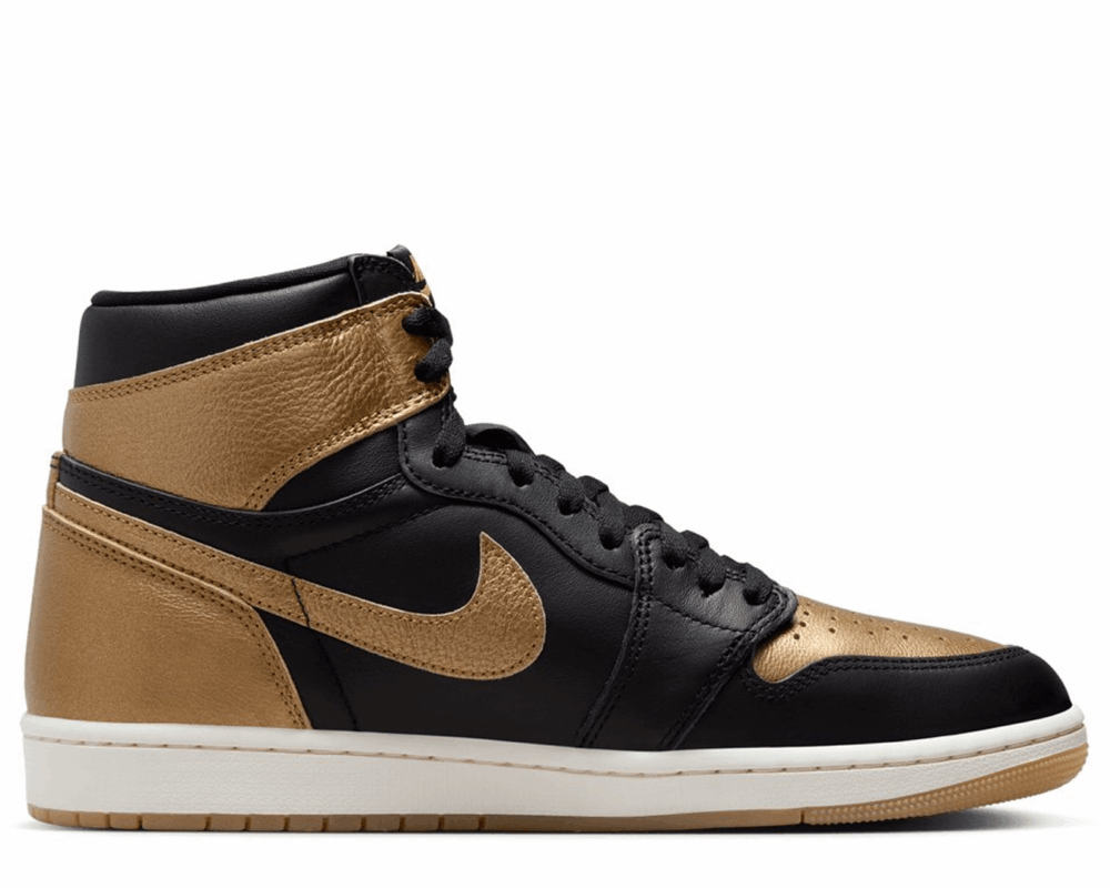 Air Jordan 1 High OG Black and Gold — изображение 2