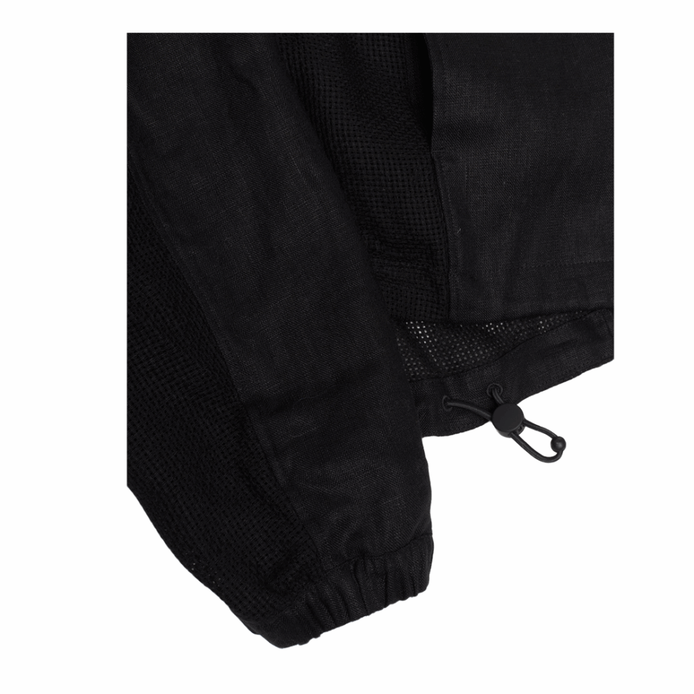 NIKE x Stüssy Linen Shell Jacket Black — изображение 4