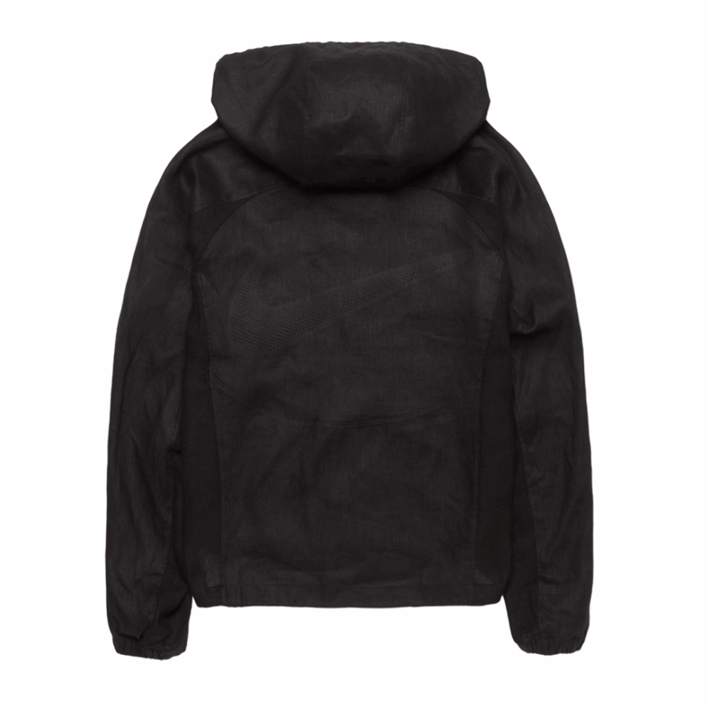 NIKE x Stüssy Linen Shell Jacket Black — изображение 2