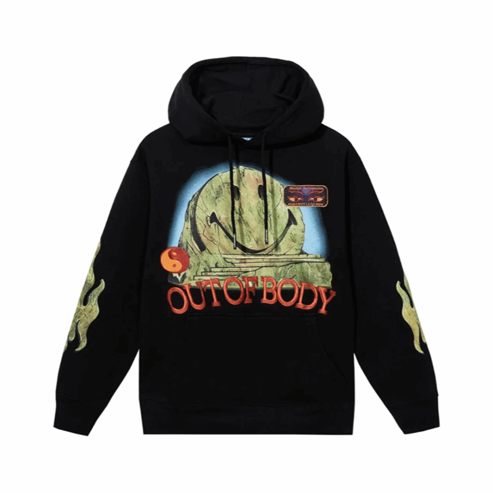 Market SMILEY OUT OF BODY HOODIE