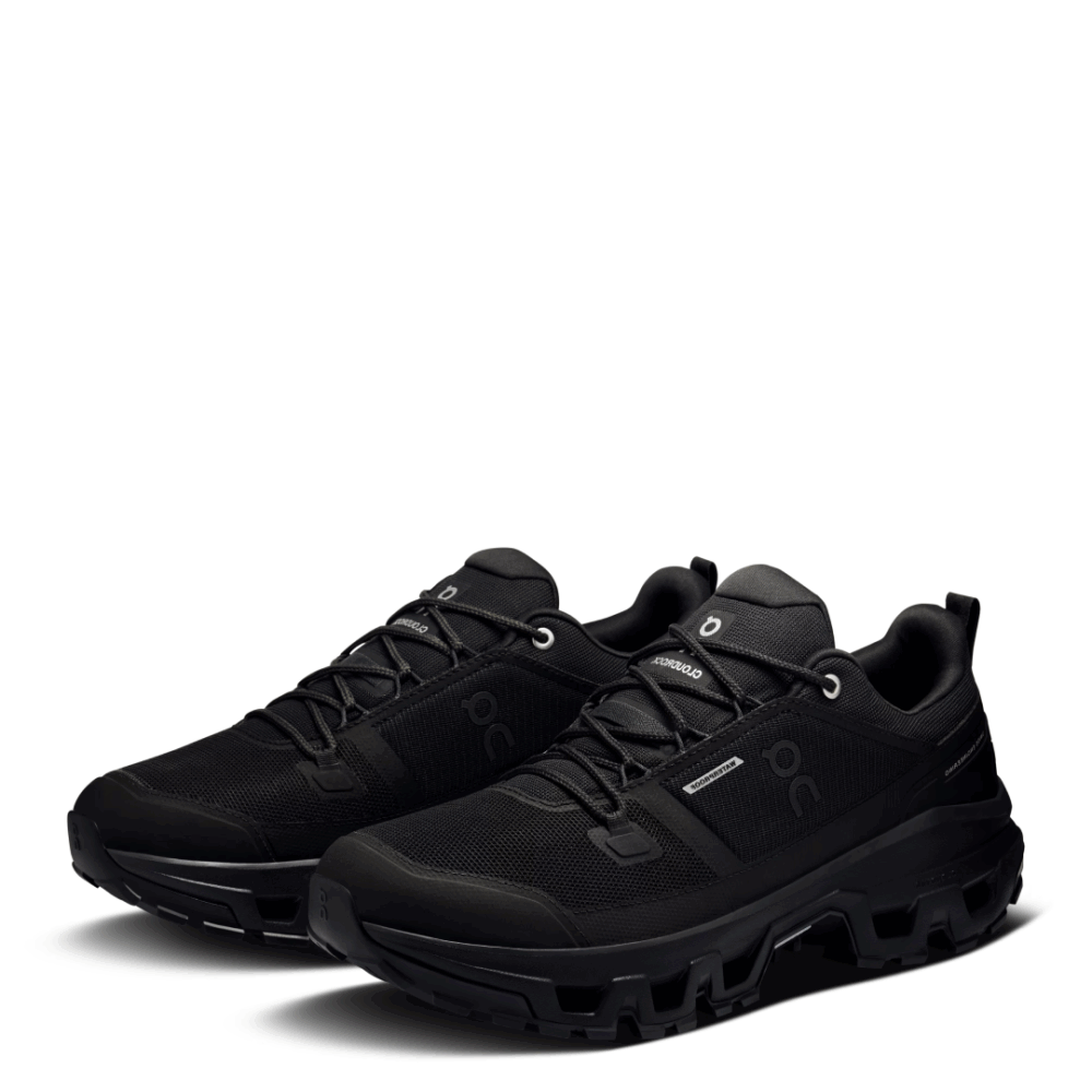 On Cloudrock Low Waterproof Black | Black