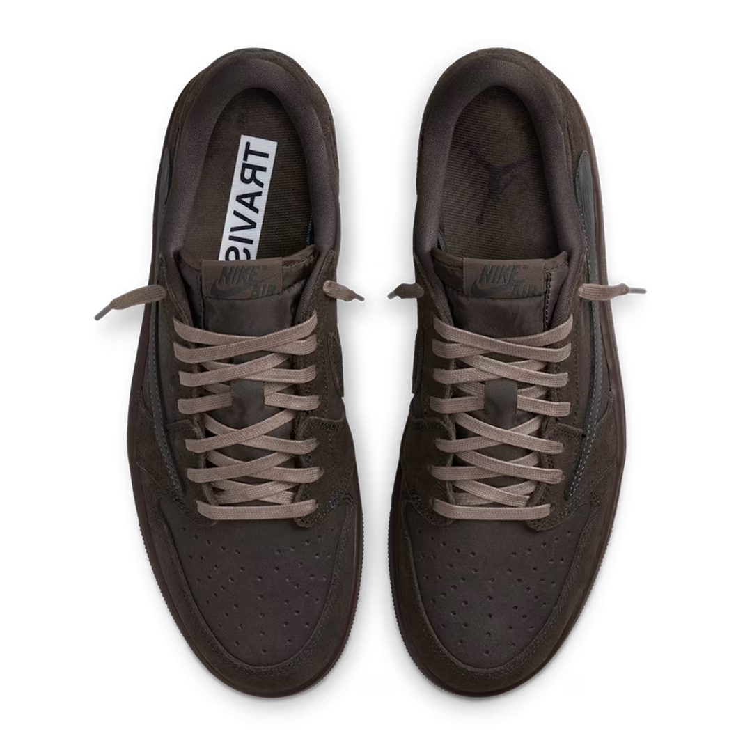 Travis Scott x Air Jordan 1 Retro Low OG SP 'Velvet Brown — изображение 4