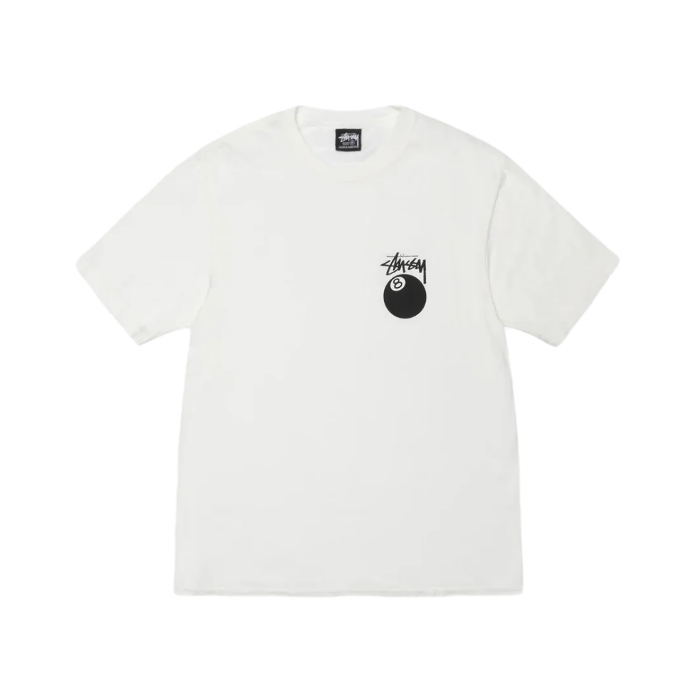 Stussy 8-Ball Pigment Tee White