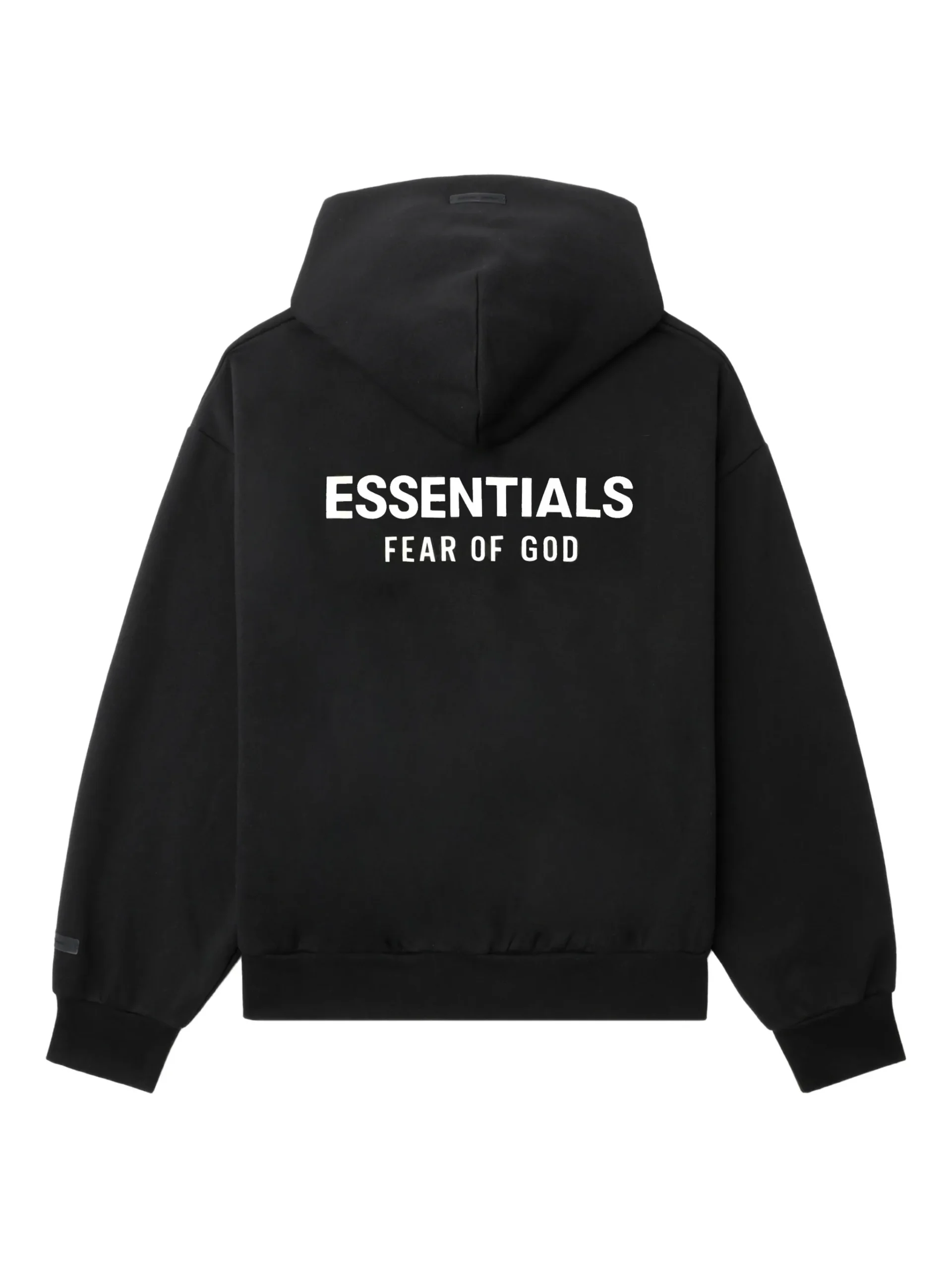 FEAR OF GOD ESSENTIALS ZIP HOODIE JET BLACK — изображение 2