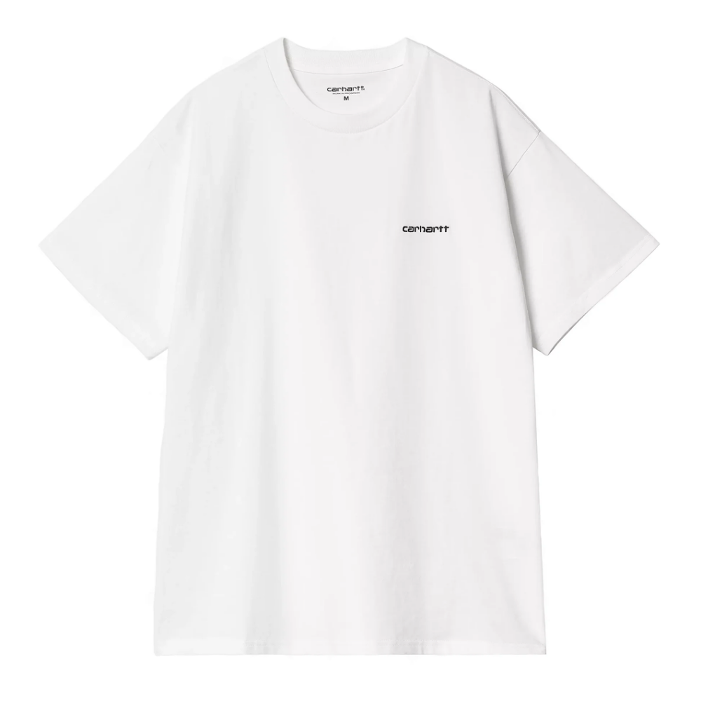 Carhartt S/S Script Embroidery White T-Shirt