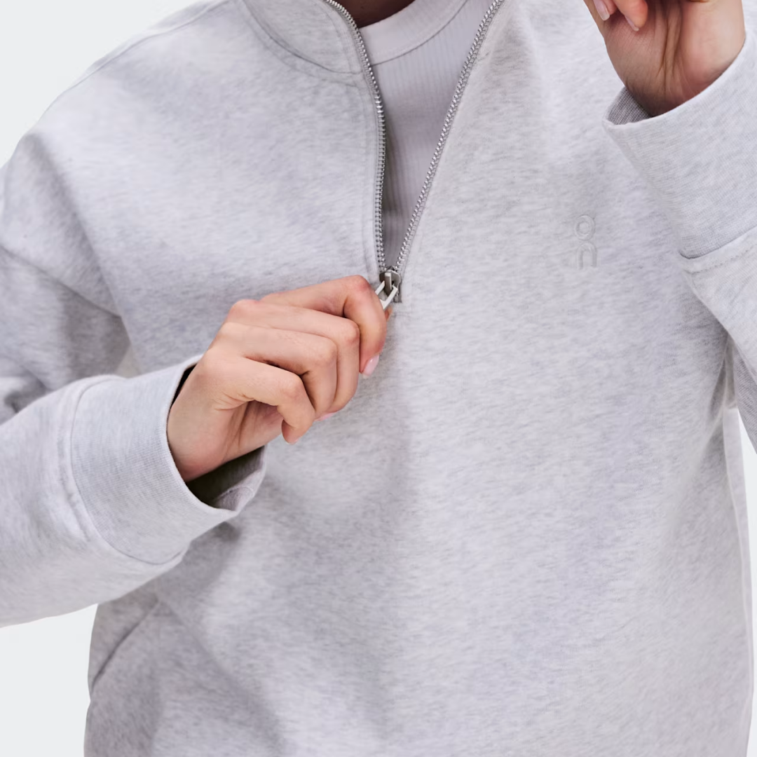 On 1/4 Zip Grey — изображение 3