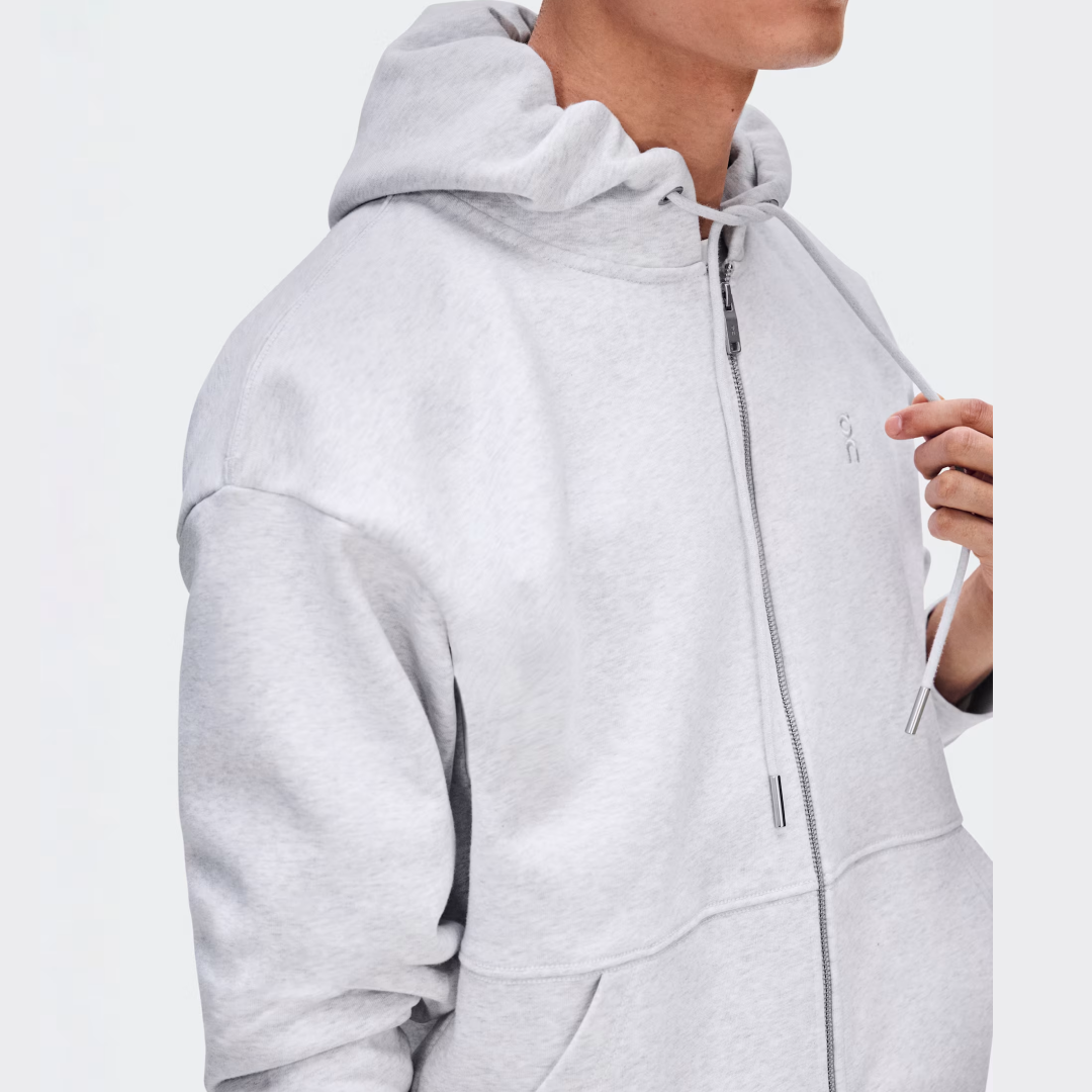 On Grey Full Zip Hoodie — изображение 3
